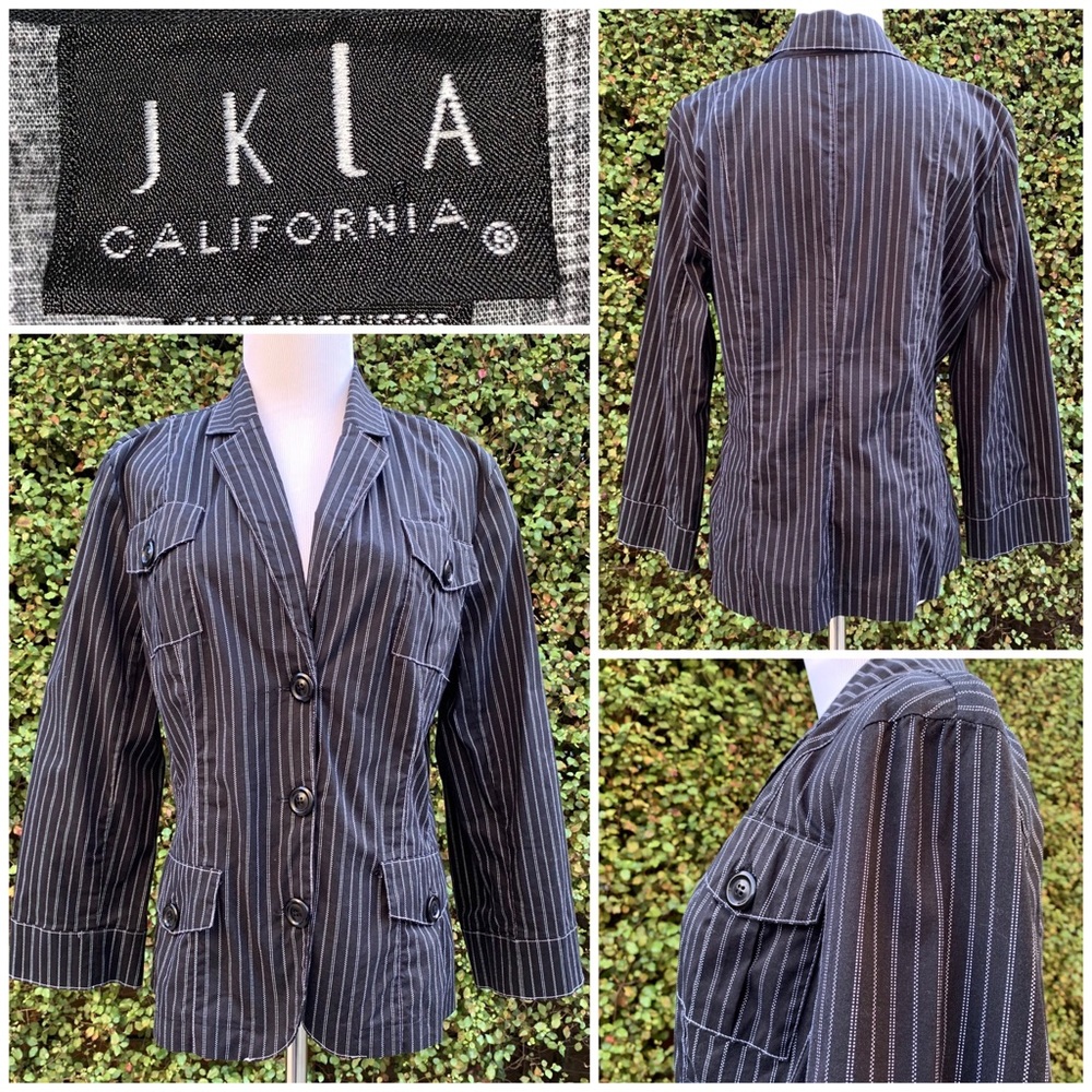 🔥5/$20🔥 Cotton Black Pinstripe Jacket
